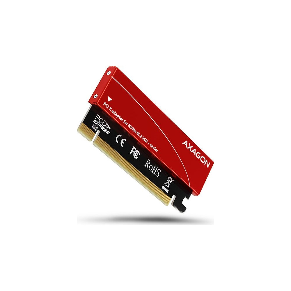 Produktbild för AXAGON PCEM2-S - gränssnittsadapter - M.2 NVMe Card - PCIe 3.0 x16