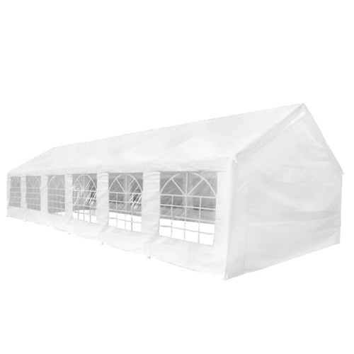 vidaXL | Tälttyg utan ram | Vit 12 x 6 m PE