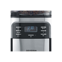 Produktbild för SEVERIN KA 4810 - kaffemaskin - rostfritt stål/svart