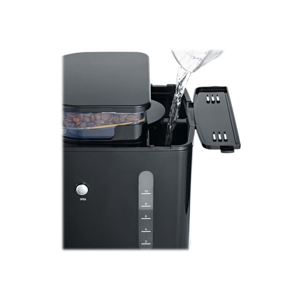 Produktbild för SEVERIN KA 4810 - kaffemaskin - rostfritt stål/svart