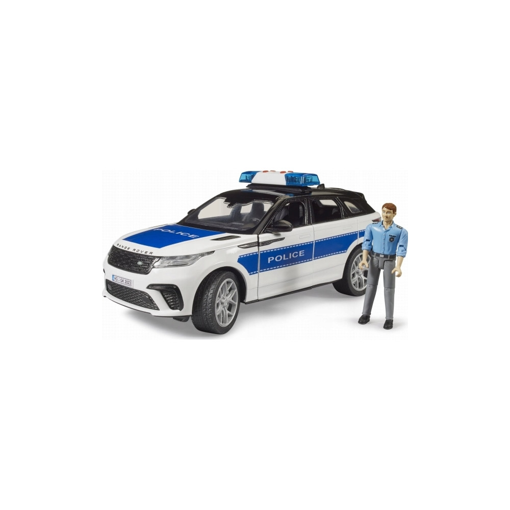 Produktbild för Bruder Range Rover Velar Police vehicle with police officer...