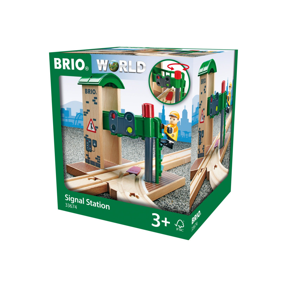 Produktbild för BRIO World - Signalstation