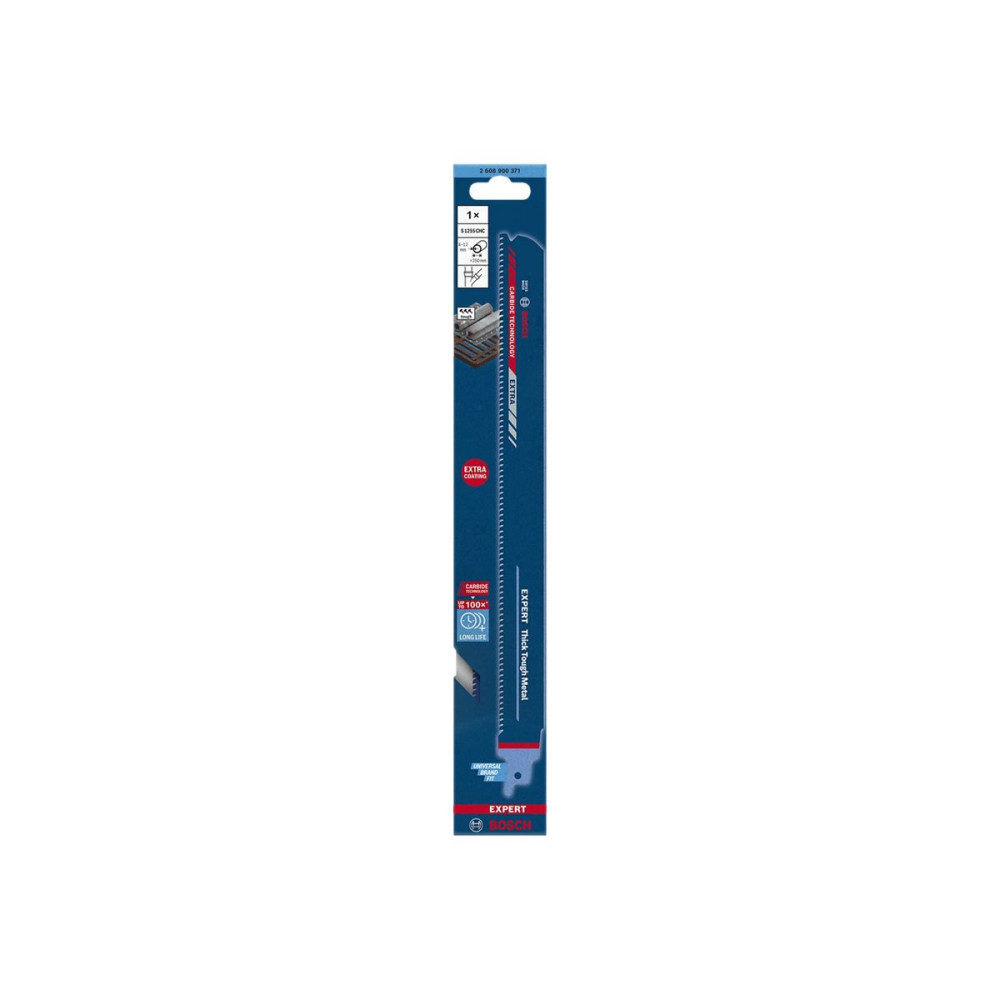 Produktbild för Bosch Expert Thick Tough Metal S 1255 CHC - sågblad - för metall, gjutjärn