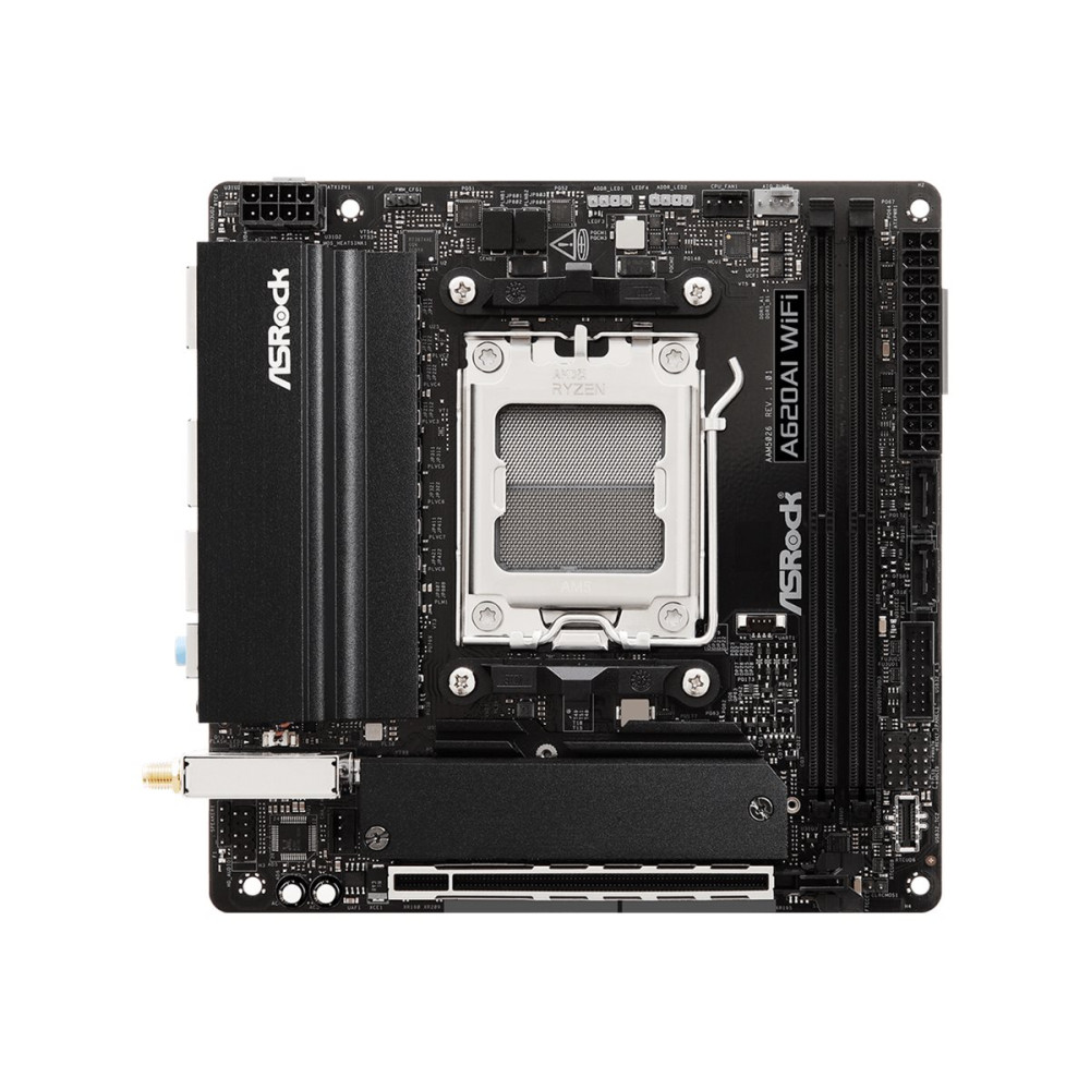 Produktbild för ASRock A620AI WIFI - moderkort - mini ITX - Socket AM5 - AMD A620A