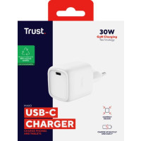 Produktbild för Laddare Vägg TRUST MAXO GaN 30W USB-C