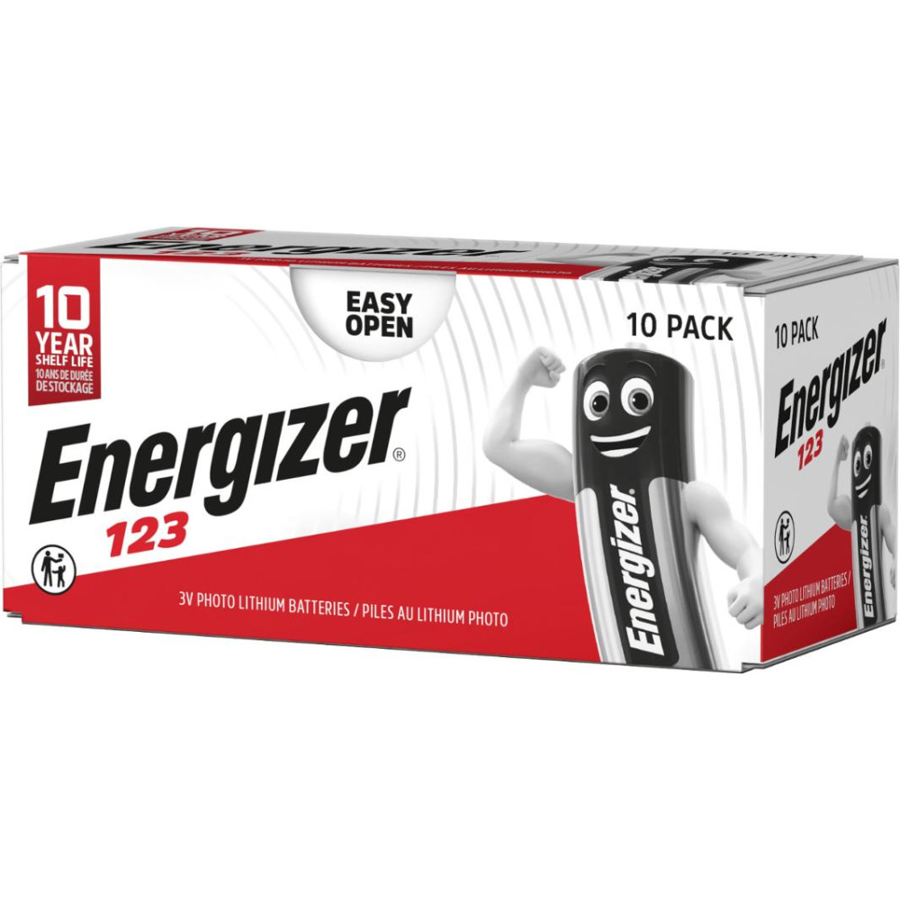 Produktbild för Batteri ENERGIZER Lithium foto 123 10/fp