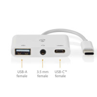 Produktbild för Adapter NEDIS 3-1 USB-C