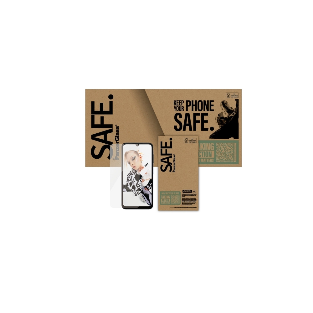 Produktbild för SAFE. by PanzerGlass - skärmskydd för mobiltelefon - ultrabred passning