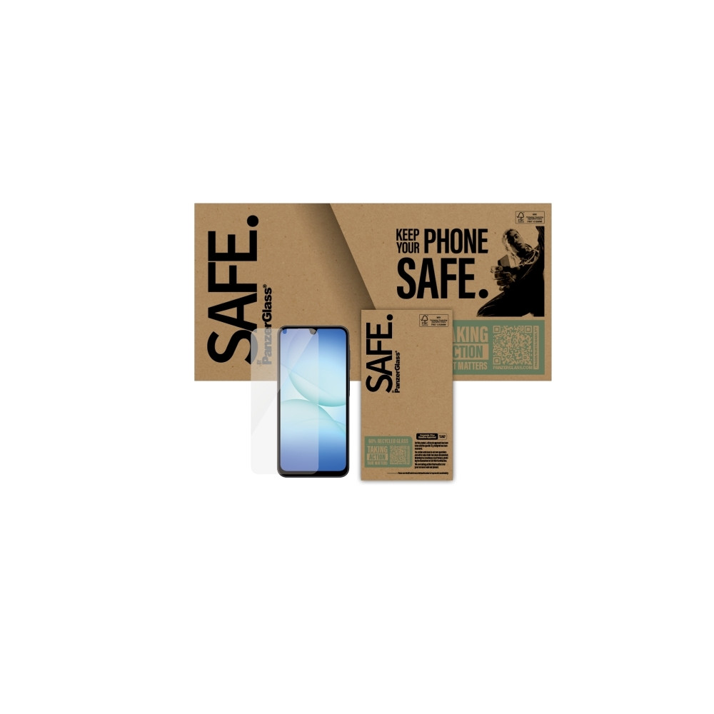 Produktbild för SAFE. by PanzerGlass - skärmskydd för mobiltelefon - ultrabred passning