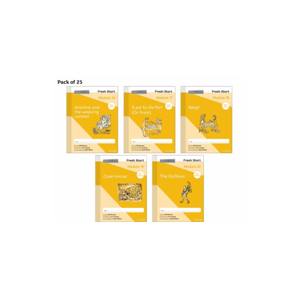Produktbild för Read Write Inc. Fresh Start: 2024 Modules 16-20 - Pack of 25 (häftad, eng)