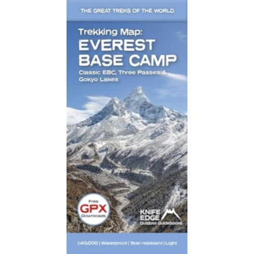 Knife Edge Outdoor Limited Everest Base Camp Trekking Map
