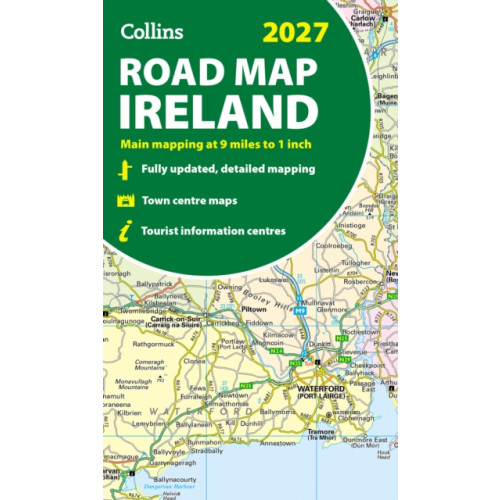 HarperCollins Publishers Collins Road Map of Ireland 2027 (Folded map)