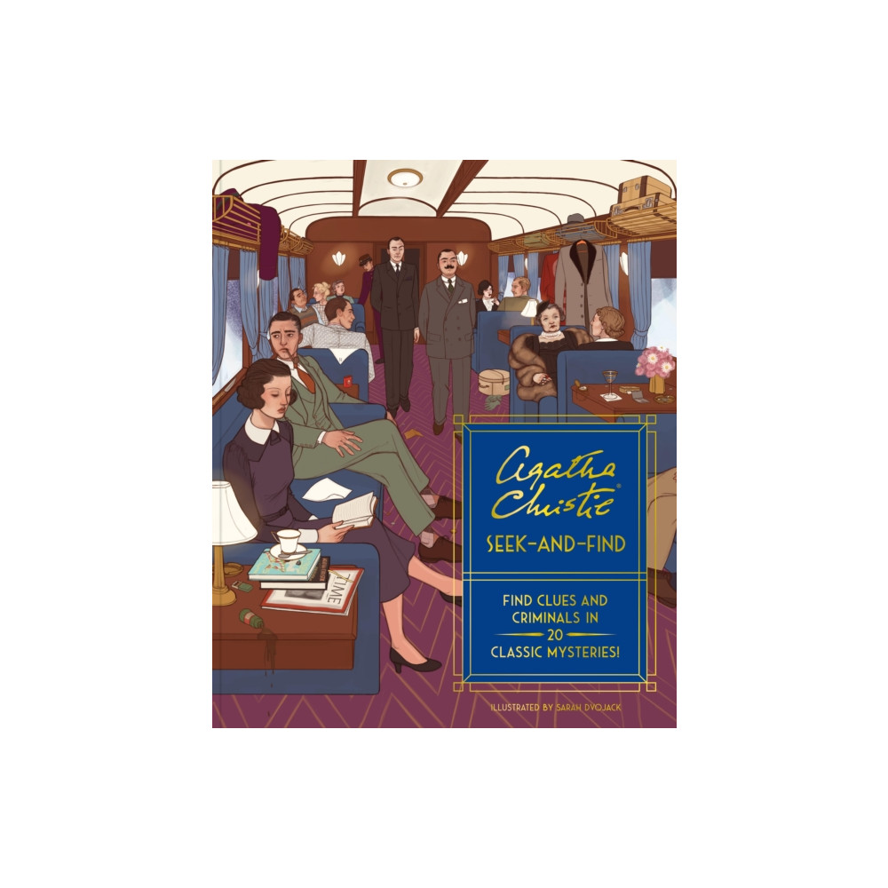 Produktbild för Agatha Christie Seek-and-Find (häftad, eng)