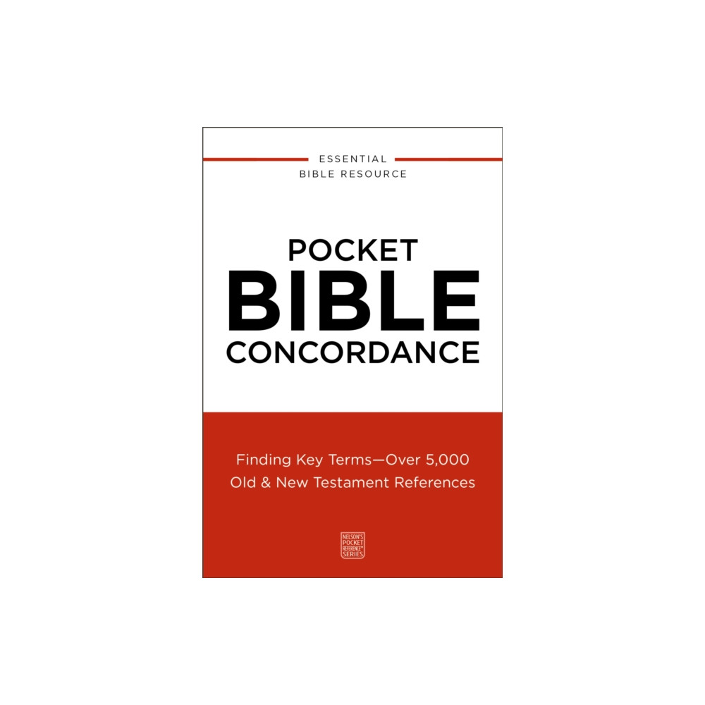 Produktbild för Pocket Bible Concordance (häftad, eng)