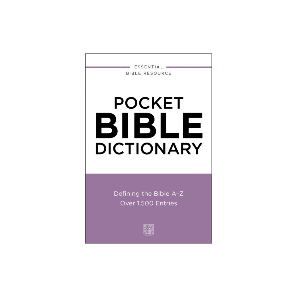 Produktbild för Pocket Bible Dictionary (häftad, eng)