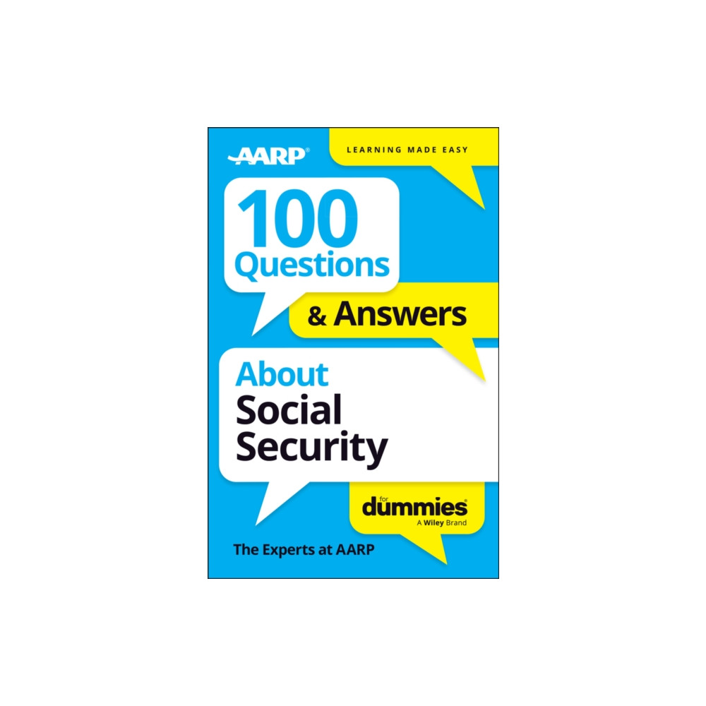 Produktbild för 100 Questions & Answers About Social Security For Dummies (häftad, eng)