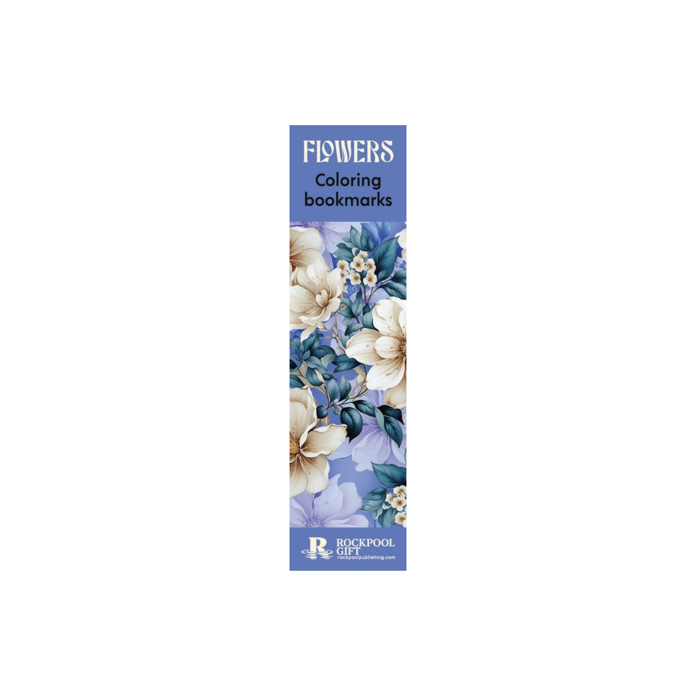 Produktbild för Flowers Coloring Bookmarks (häftad, eng)