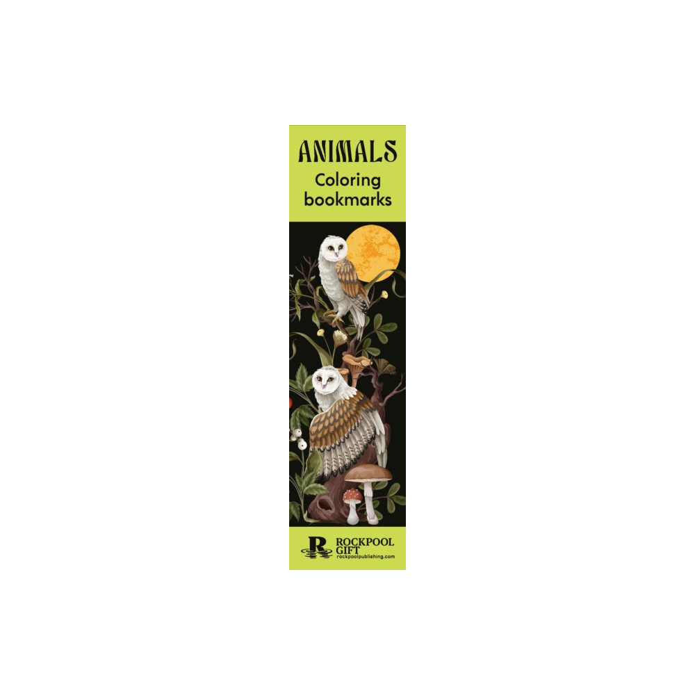 Produktbild för Animals Coloring Bookmarks (häftad, eng)