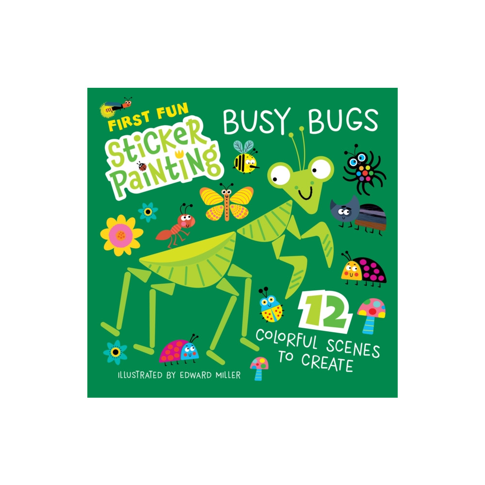 Produktbild för First Fun Sticker Painting: Busy Bugs (häftad, eng)