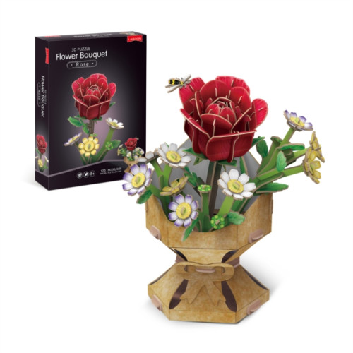Paul Lamond Games Rose Flower Bouquet 3D Puzzle