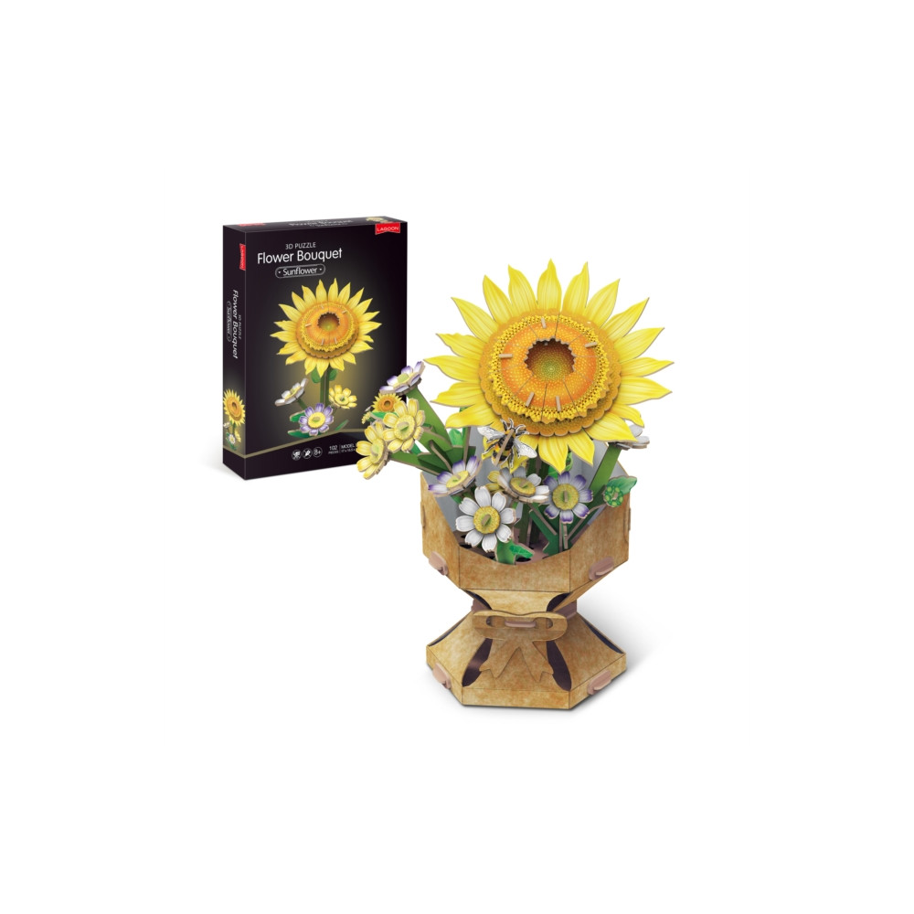 Produktbild för Sunflower Flower Bouquet 3D Puzzle