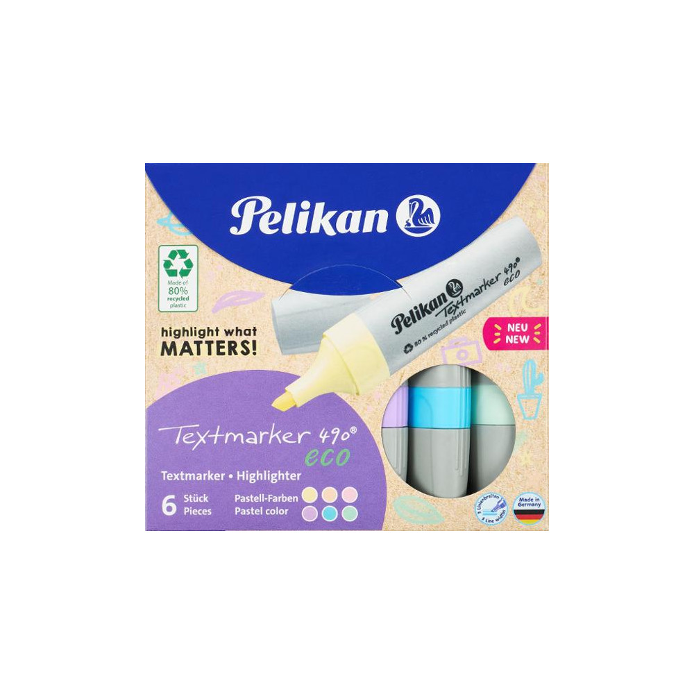 Produktbild för Överstrykning Pelikan pastell 6/fp