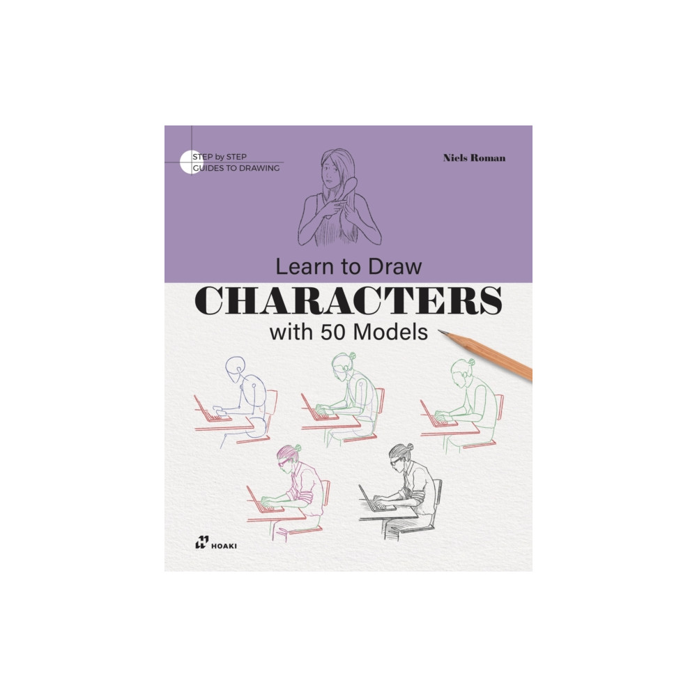Produktbild för Learn to Draw Characters with 50 Models (häftad, eng)