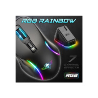 Produktbild för Spirit of Gamer S-EM50BK, högerhand, optisk, RF Wireless + B...