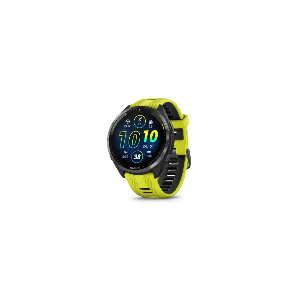 Produktbild för Garmin Forerunner 965 - svart - smart klocka med band - amp yellow/black - 32 GB