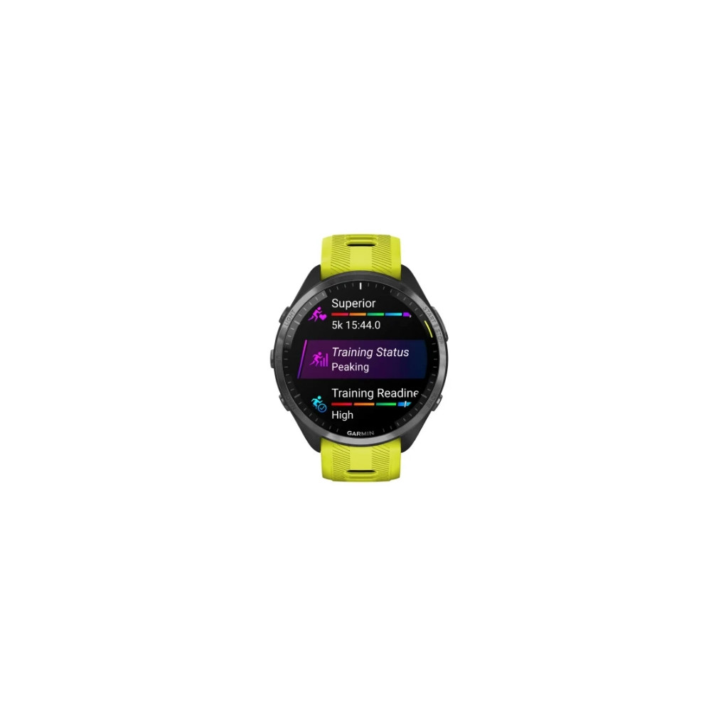 Produktbild för Garmin Forerunner 965 - svart - smart klocka med band - amp yellow/black - 32 GB
