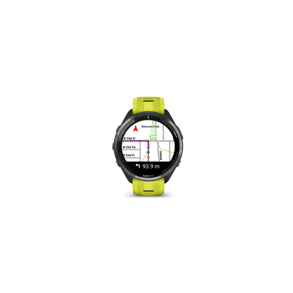 Produktbild för Garmin Forerunner 965 - svart - smart klocka med band - amp yellow/black - 32 GB