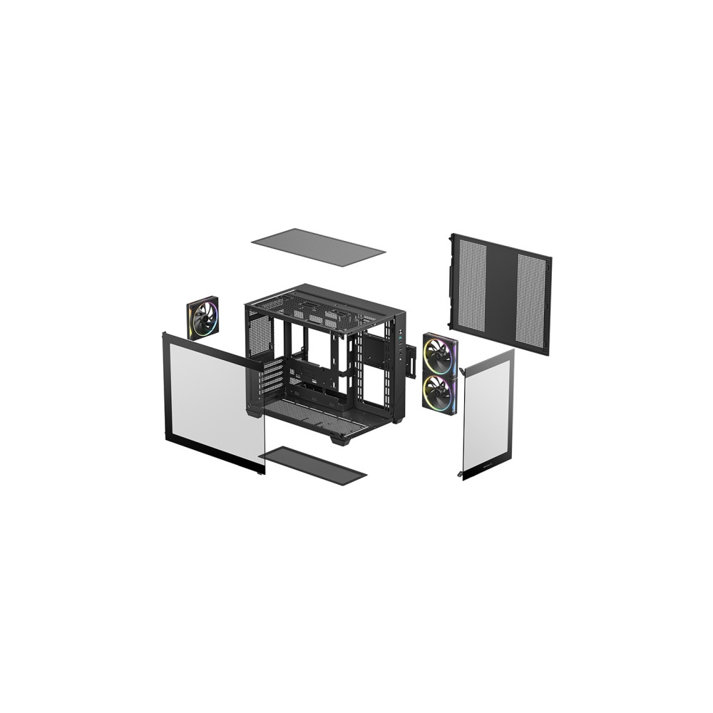 Produktbild för DeepCool CG330 3F - Micro-ATX - micro ATX