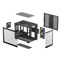 Produktbild för DeepCool CG330 3F - Micro-ATX - micro ATX