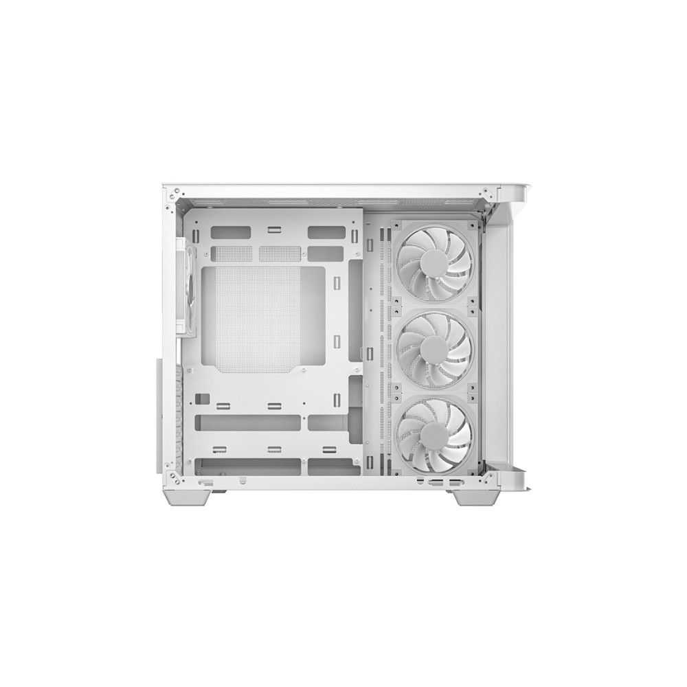 Produktbild för DeepCool CG530U 4F, Torn, PC, Vit, ATX, ITX, micro ATX, Akry...