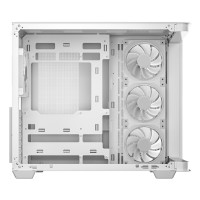 Produktbild för DeepCool CG530U 4F, Torn, PC, Vit, ATX, ITX, micro ATX, Akry...