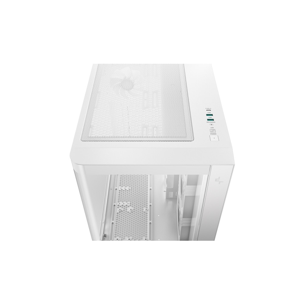 Produktbild för DeepCool CG530U 4F, Torn, PC, Vit, ATX, ITX, micro ATX, Akry...