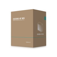 Produktbild för DeepCool CG530U 4F, Torn, PC, Vit, ATX, ITX, micro ATX, Akry...