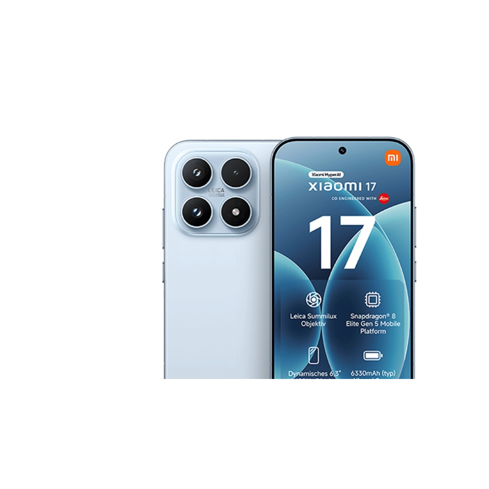 Produktbild för Xiaomi 17 - isblå - 5G pekskärmsmobil - 512 GB - GSM