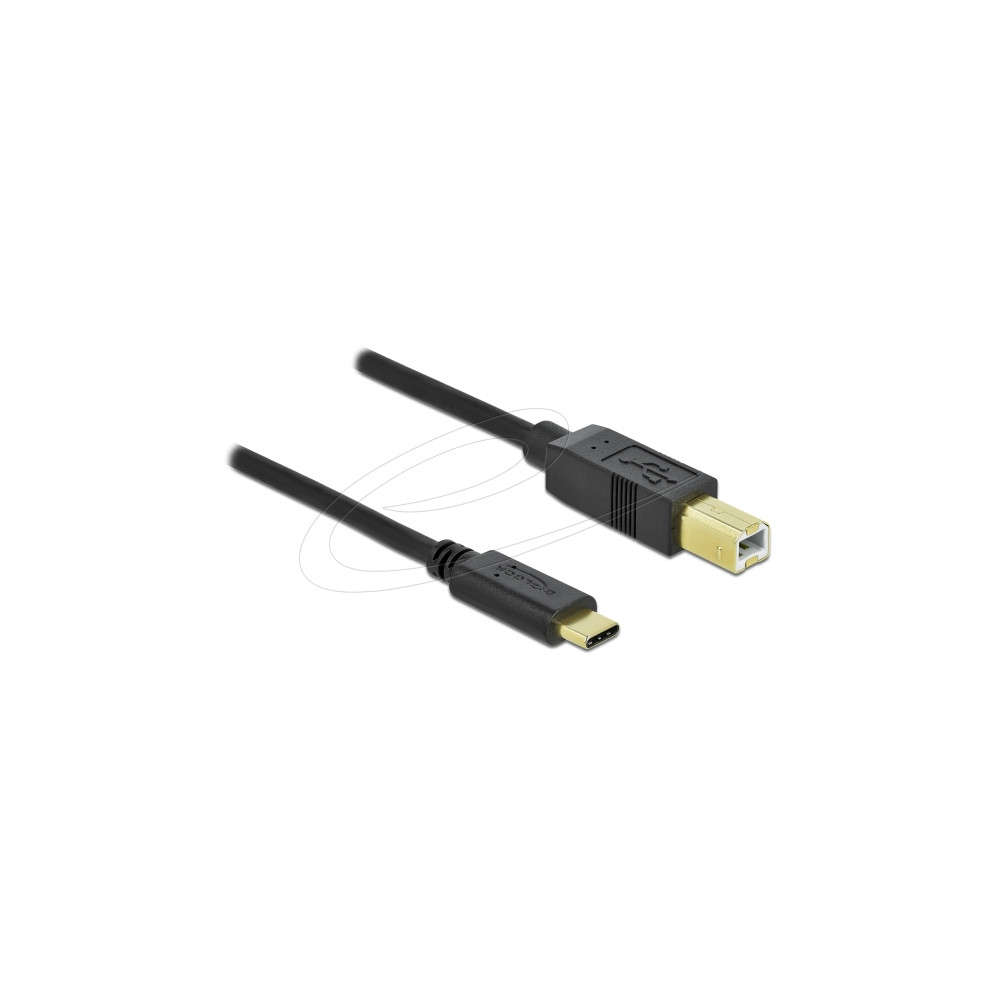 Produktbild för Delock - USB typ C-kabel - USB-C till USB typ B - 2 m
