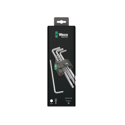 Wera Wera 05073391001, Insexnycklar med L-handtag, set, Metrisk,...