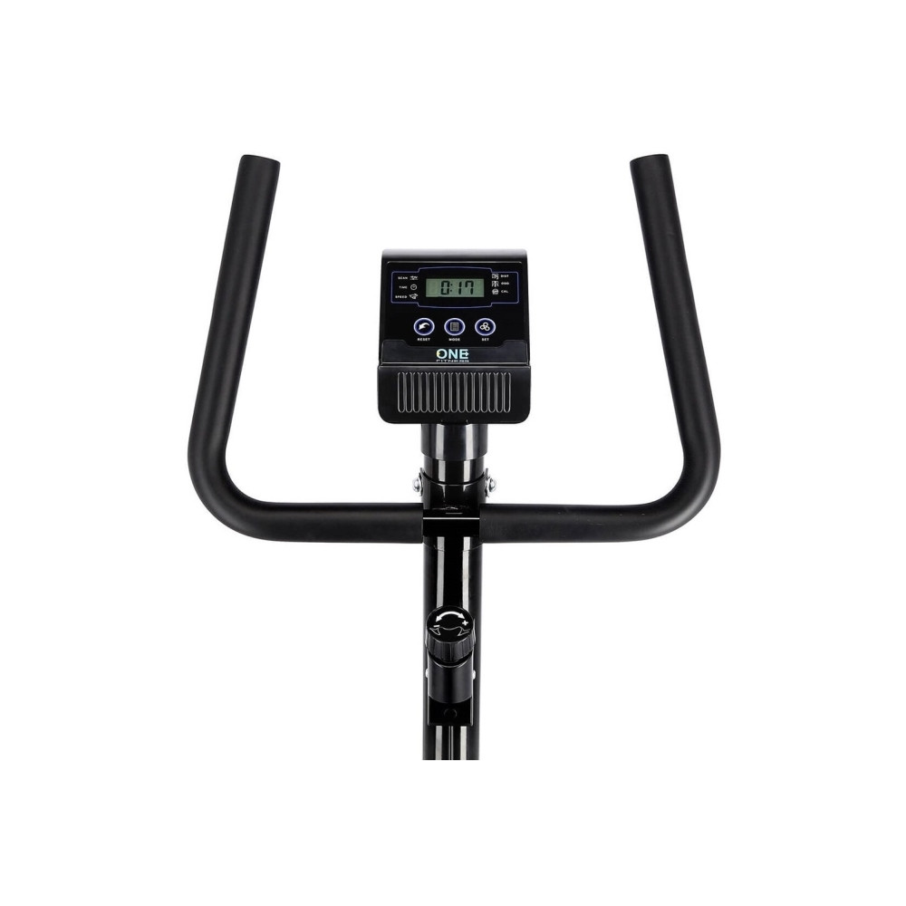 Produktbild för One Fitness RW3011 mekanisk stationär cykel svart och orange