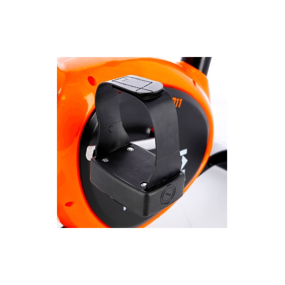 Produktbild för One Fitness RW3011 mekanisk stationär cykel svart och orange
