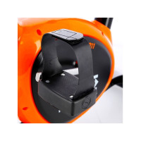 Produktbild för One Fitness RW3011 mekanisk stationär cykel svart och orange