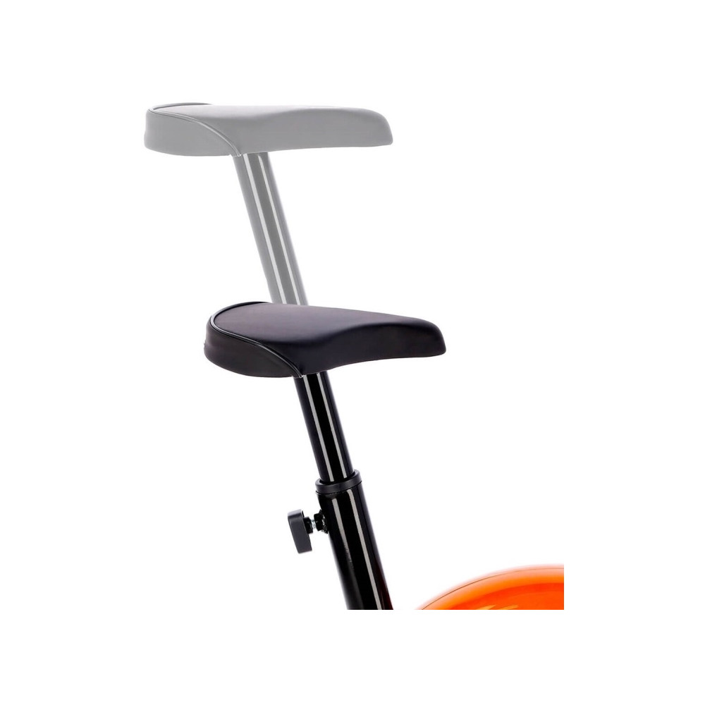 Produktbild för One Fitness RW3011 mekanisk stationär cykel svart och orange