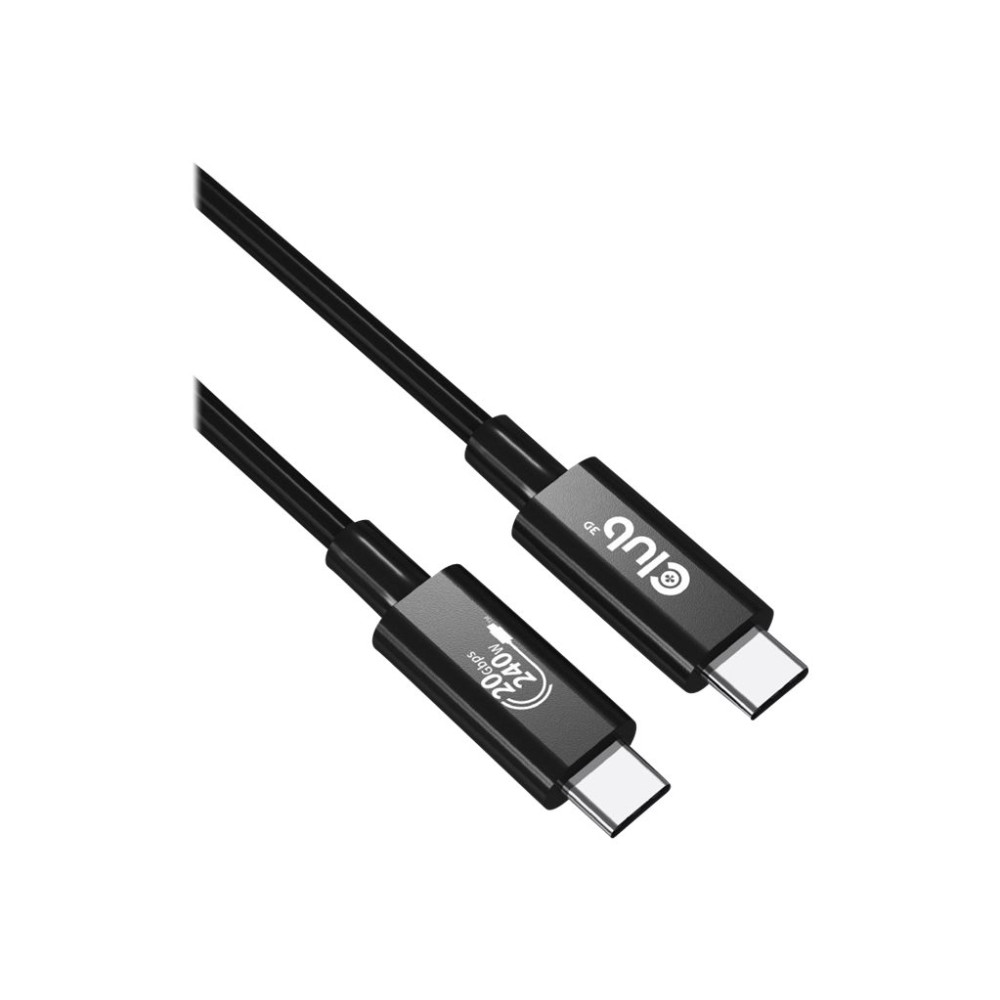 Produktbild för Club 3D - USB typ C-kabel - USB-C till USB-C - 2 m