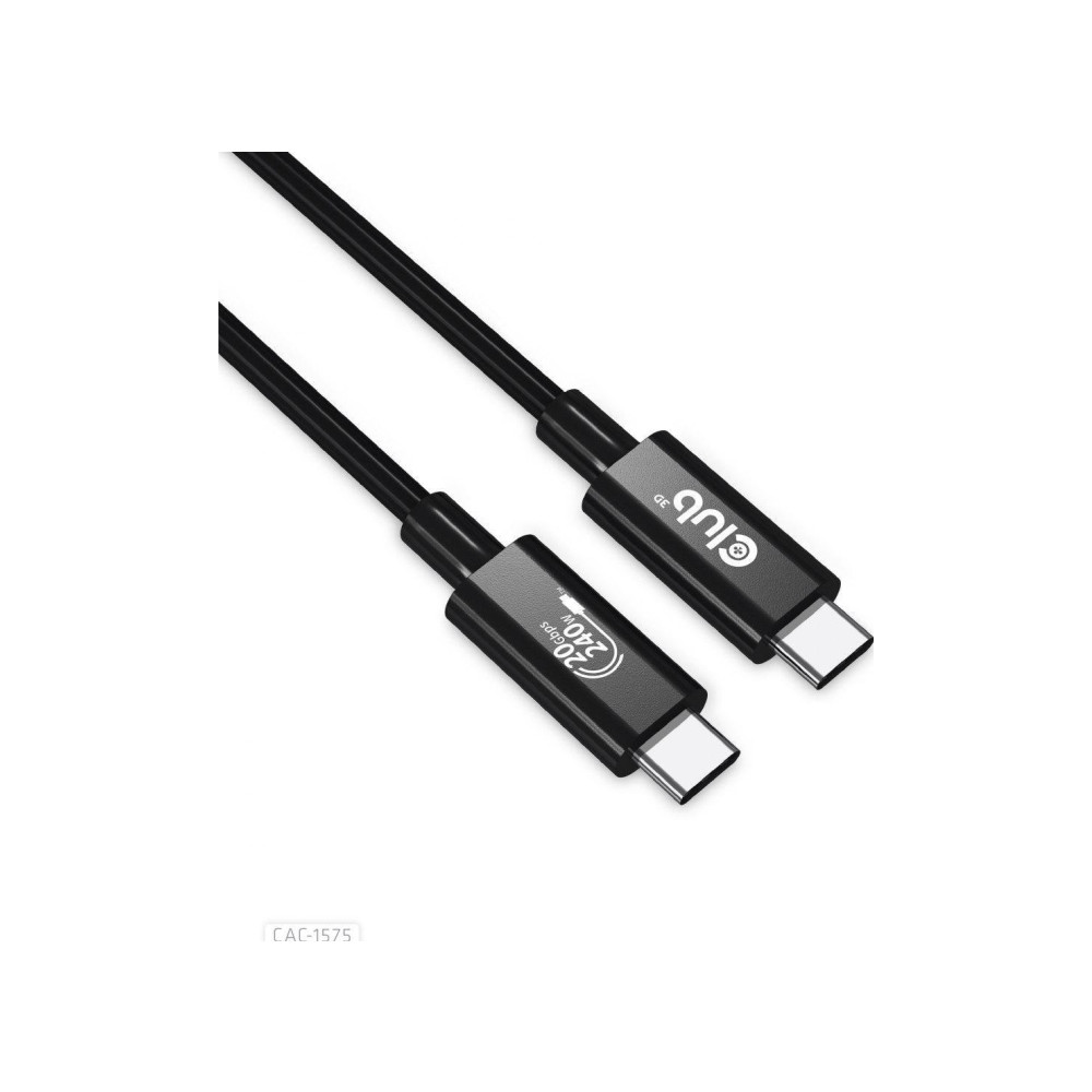 Produktbild för Club 3D - USB typ C-kabel - USB-C till USB-C - 2 m