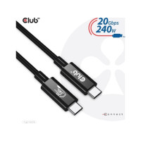 Produktbild för Club 3D - USB typ C-kabel - USB-C till USB-C - 2 m