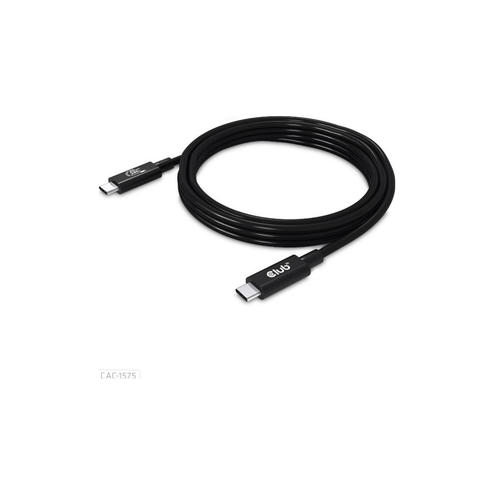 Produktbild för Club 3D - USB typ C-kabel - USB-C till USB-C - 2 m