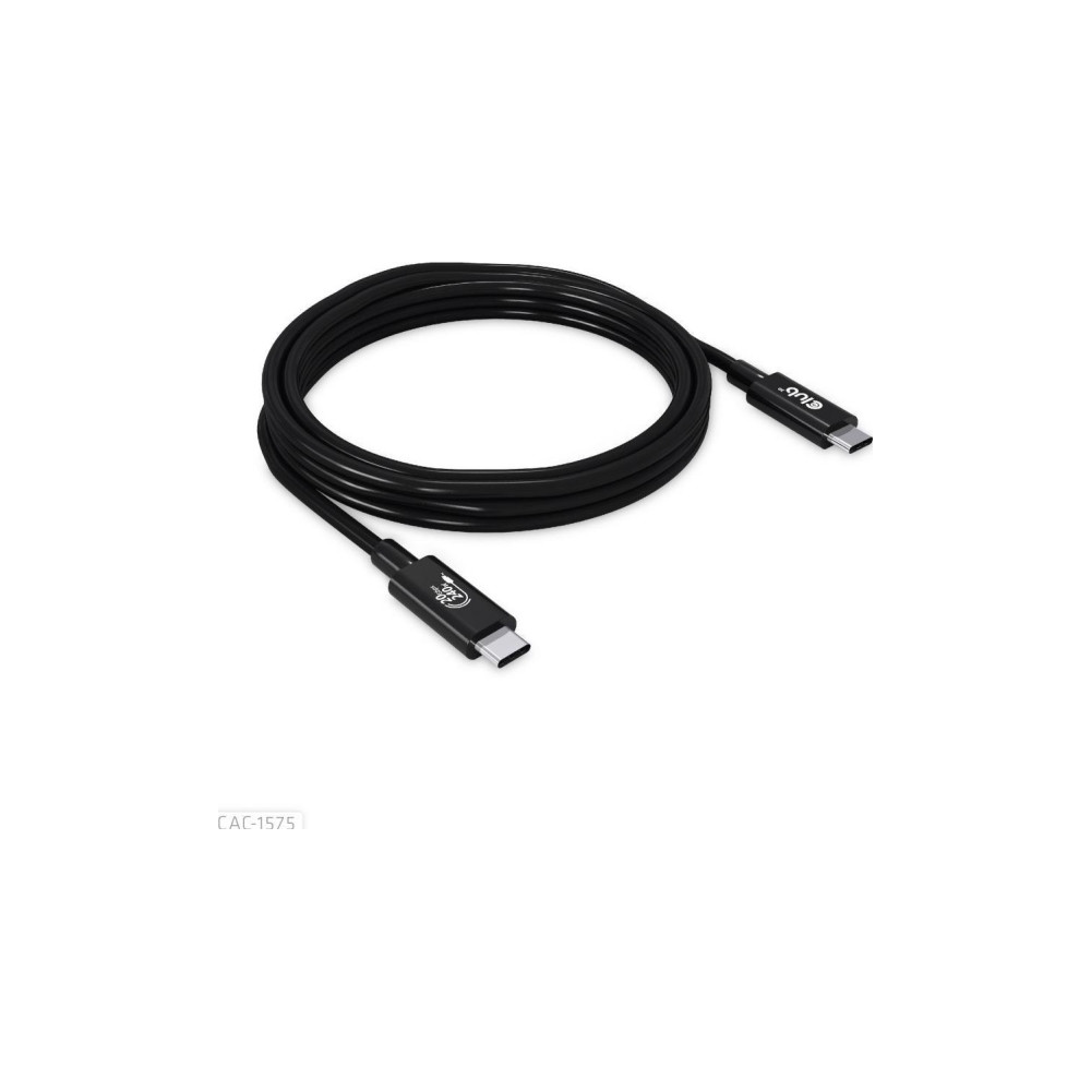Produktbild för Club 3D - USB typ C-kabel - USB-C till USB-C - 2 m