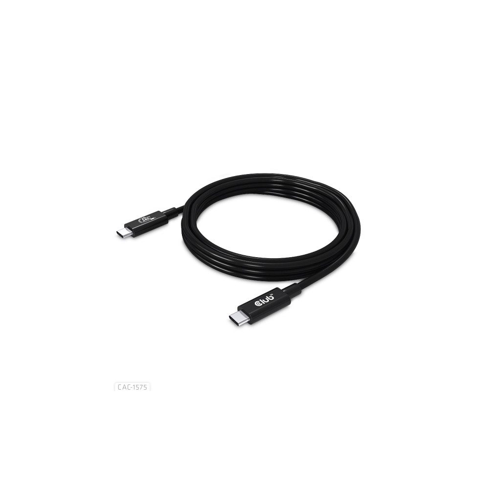 Produktbild för Club 3D - USB typ C-kabel - USB-C till USB-C - 2 m